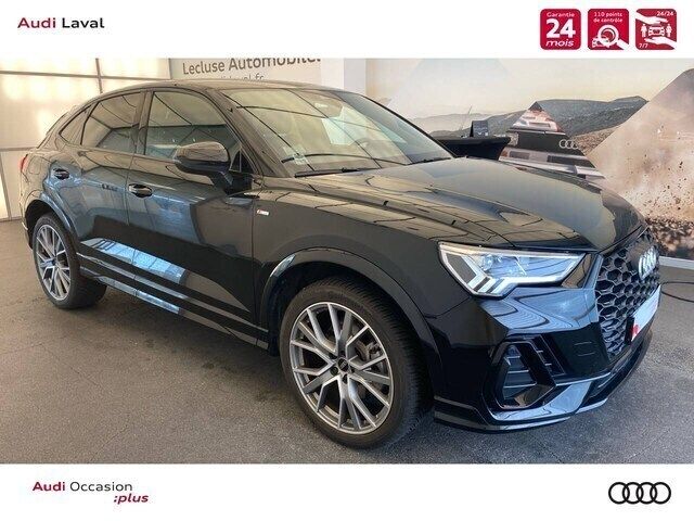 Noir mythe métallisé Utilisé 2024 Audi Q3 Sportback S-Line SUV | 47 890 € (Prix assez cher) - Image 1/4