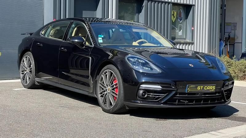 Noir Utilisé 2017 Porsche Panamera Turbo Berline | 59 990 € (Prix cher) - Image 1/4