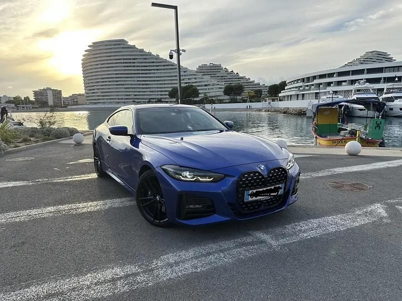 Bleu Utilisé 2022 BMW 420 M Sport Coupé | 42 990 € (Prix juste) - Image 1/4