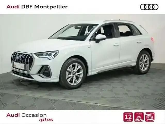 Blanc glacier métallisé Occasion 2022 Audi Q3 S-Line SUV | 34 880 € (Prix juste) - Image 1/4
