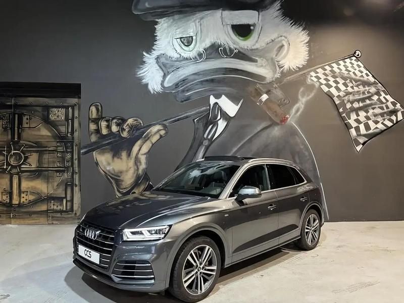 Gris Occasion 2020 Audi Q5 S-Line SUV | 35 990 € (Prix juste) - Image 1/4