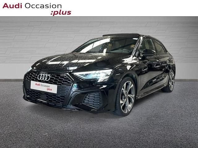Noir mythe métallisé Utilisé 2022 Audi A3 Sportback e-tron S-Line Berline | 27 900 € (Prix juste) - Image 1/4