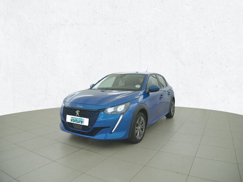 Bleu Occasion 2021 Peugeot e-208 Citadine | 13 290 € (Prix juste) - Image 1/4