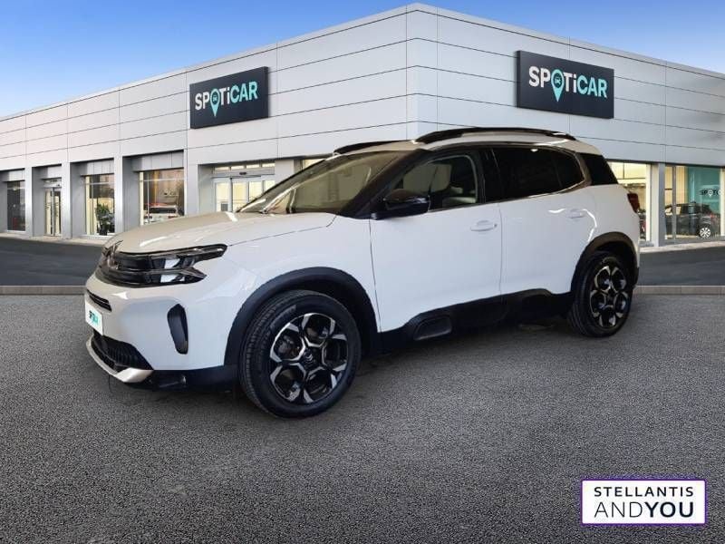 Blanc Utilisé 2022 Citroën C5 Aircross Shine SUV | 20 480 € (Prix juste) - Image 1/3
