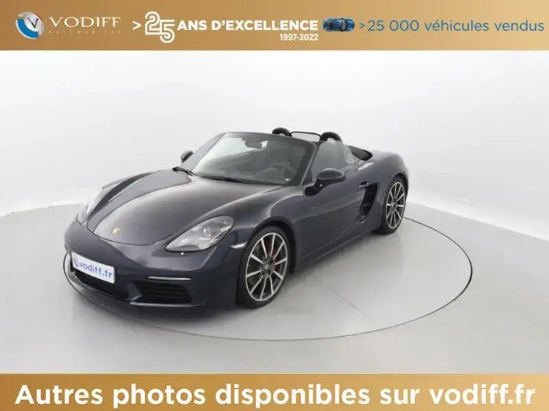 Bleu Utilisé 2017 Porsche 718 Boxster S Cabriolet | 71 800 € - Image 1/4