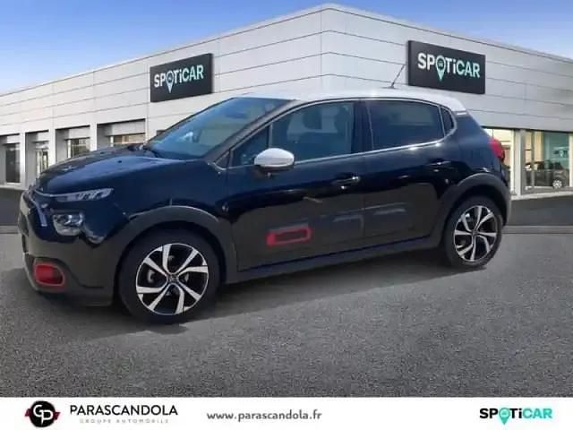 Noir perla nera (n) blanc opale Utilisé 2021 Citroën C3 PureTech Berline | 14 990 € - Image 1/4