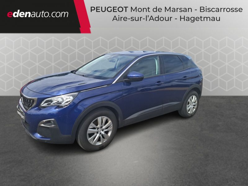 Bleu Utilisé 2020 Peugeot 3008 Business-Line | 14 499 € (Bon prix) - Image 1/4