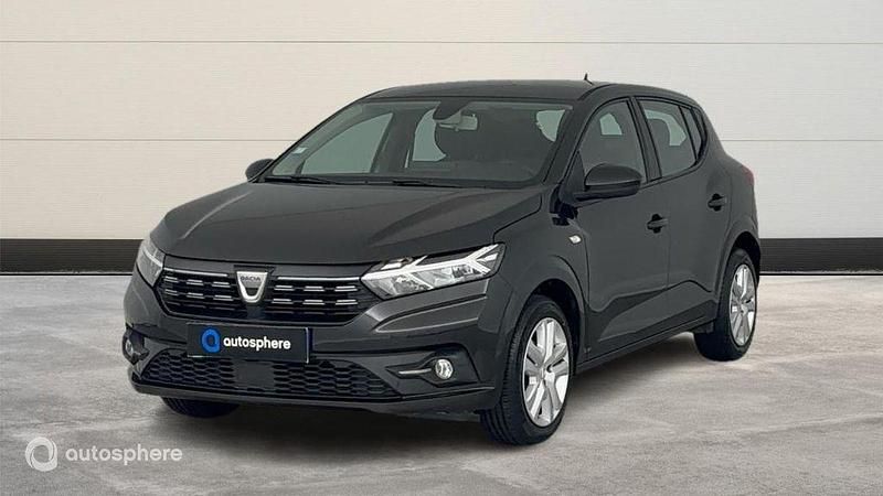 Noir Utilisé 2021 Dacia Sandero Comfort Citadine | 13 990 € (Prix juste) - Image 1/4