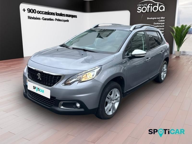 Gris Utilisé 2018 Peugeot 2008 Style SUV | 9 090 € (Super prix) - Image 1/3