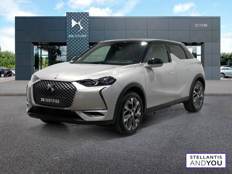 Gris Utilisé 2021 DS Automobiles DS3 Crossback E-Tense Grand Chic SUV | 18 090 € (Prix juste) - Image 1/4