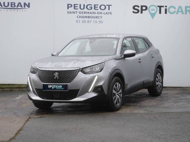 Gris Utilisé 2021 Peugeot e-2008 Business-Line SUV | 17 390 € (Prix juste) - Image 1/3