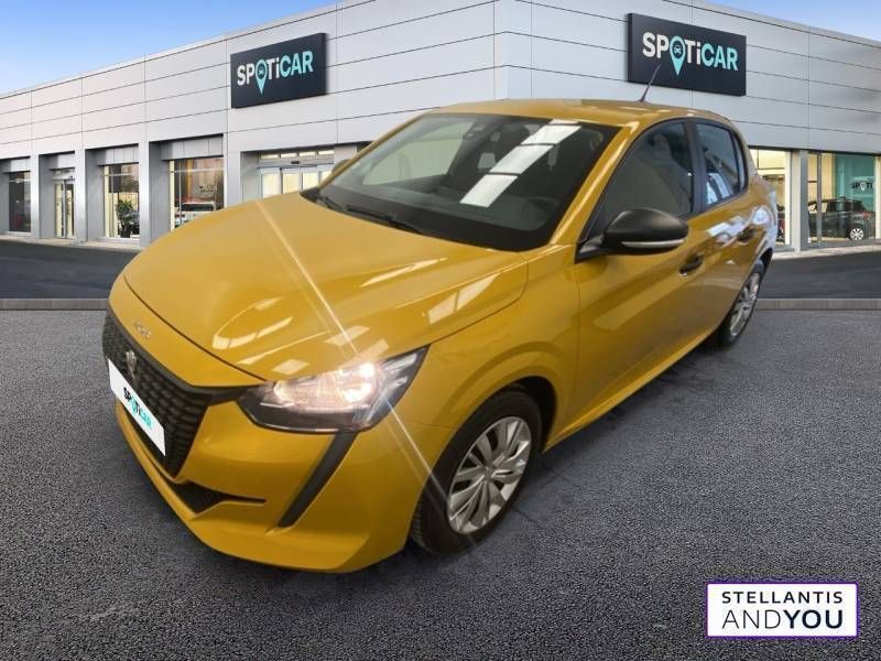 Jaune Utilisé 2021 Peugeot 208 S Citadine | 9 490 € (Bon prix) - Image 1/3