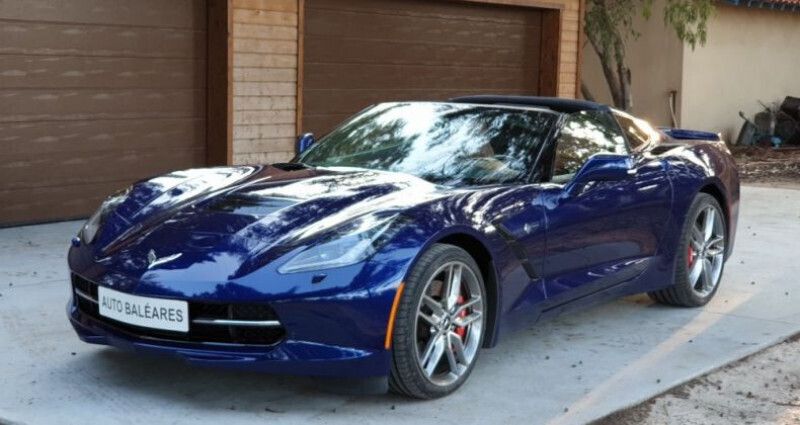 Bleu Utilisé 2014 Chevrolet Corvette Stingray Cabriolet | 67 900 € - Image 1/4