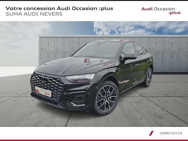 Noir mythe métallisé Utilisé 2023 Audi Q5 Sportback S-Line SUV | 52 990 € (Prix assez cher) - Image 1/4