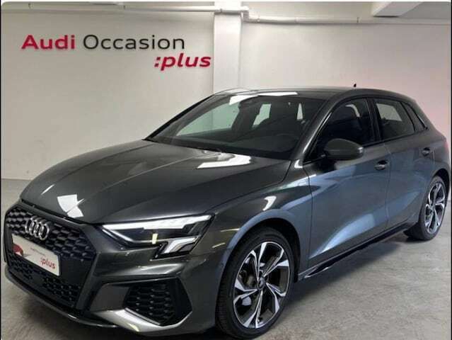 Gris daytona nacré Utilisé 2023 Audi A3 S-Line | 35 991 € (Prix assez cher) - Image 1/4