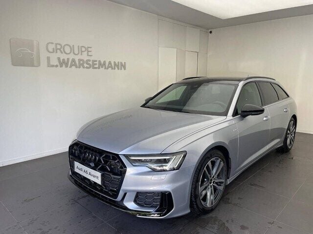 Argent fleuret métallisé Utilisé 2024 Audi A6 S-Line Break | 72 990 € - Image 1/4