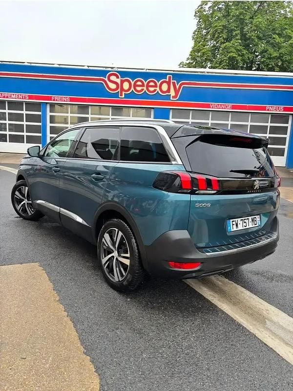 Bleu Utilisé 2020 Peugeot 5008 Allure Monospace | 18 500 € (Super prix) - Image 1/4