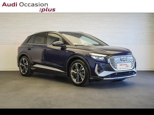 Occasion Audi Q4 e-tron S-Line 150 kW (204 ch) 2022 Bleu navarre métallisé SUV