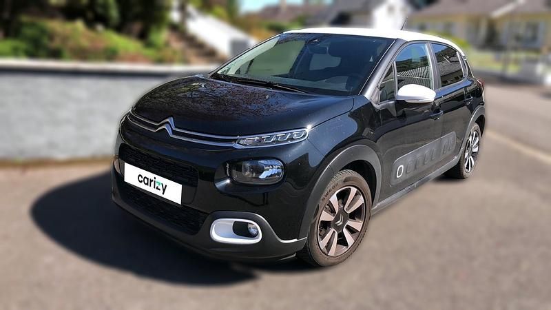 Noir Utilisé 2019 Citroën C3 Feel Citadine | 8 190 € (Super prix) - Image 1/4