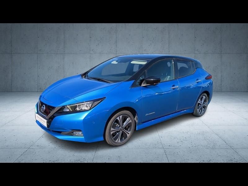 Bleu topaze Utilisé 2019 Nissan Leaf Tekna Citadine | 15 900 € (Prix assez cher) - Image 1/4
