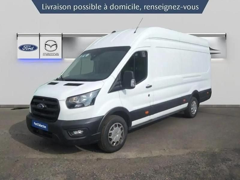 Blanc Utilisé 2022 Ford Transit Business Edition Van | 21 900 € (Bon prix) - Image 1/4