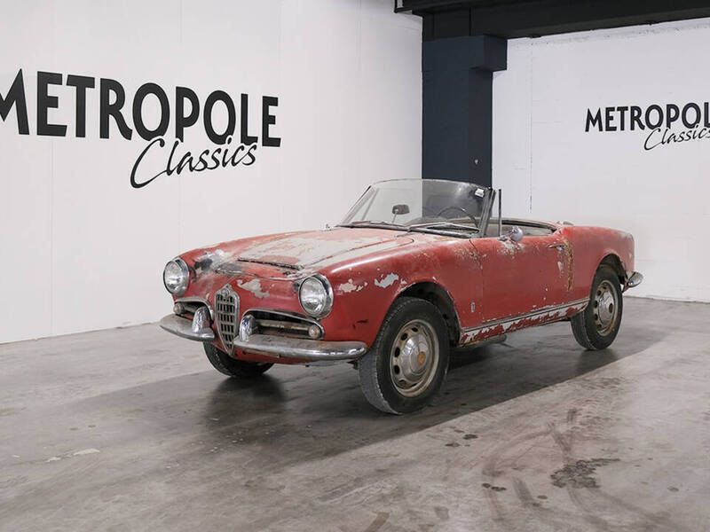 Rouge Utilisé 1963 Alfa Romeo Giulia Cabriolet | 32 000 € - Image 1/4