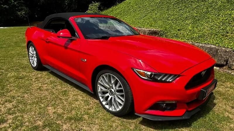 Rouge Utilisé 2016 Ford Mustang GT Convertible Cabriolet | 42 800 € (Prix juste) - Image 1/4