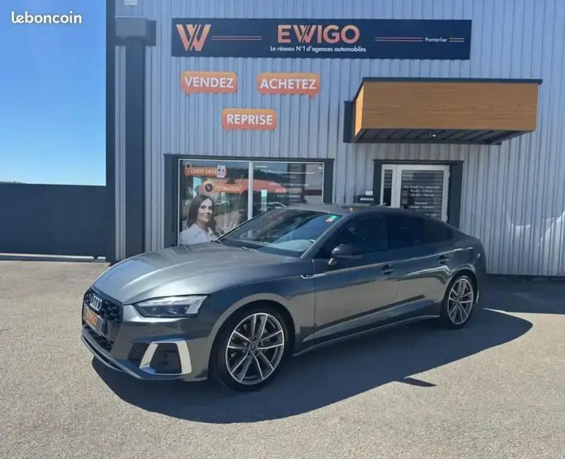 Gris Utilisé 2020 Audi A5 S-Line Coupé | 31 990 € (Prix juste) - Image 1/4