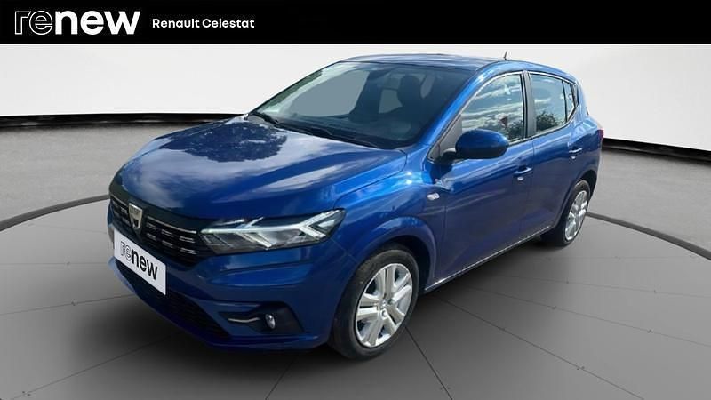 Bleu Utilisé 2021 Dacia Sandero Comfort Citadine | 11 499 € (Super prix) - Image 1/4