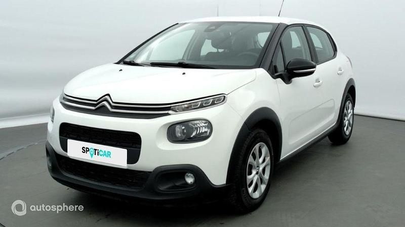 Blanc Utilisé 2019 Citroën C3 Business Class Citadine | 7 929 € (Bon prix) - Image 1/4