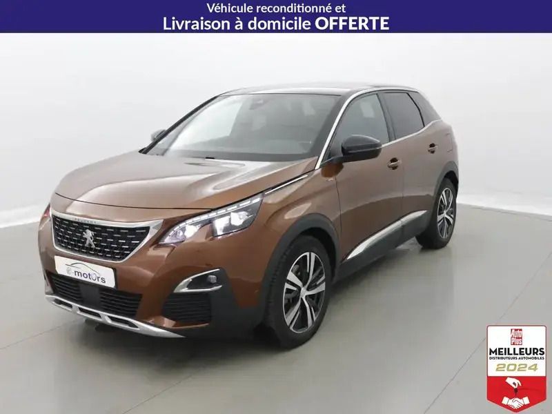 Blanc Utilisé 2020 Peugeot 3008 GT-line SUV | 20 900 € (Prix juste) - Image 1/4
