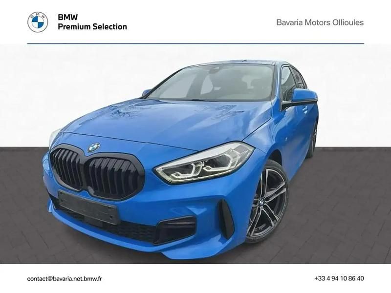 Bleu Occasion 2022 BMW 116 M Sport Citadine | 27 790 € (Prix assez cher) - Image 1/4