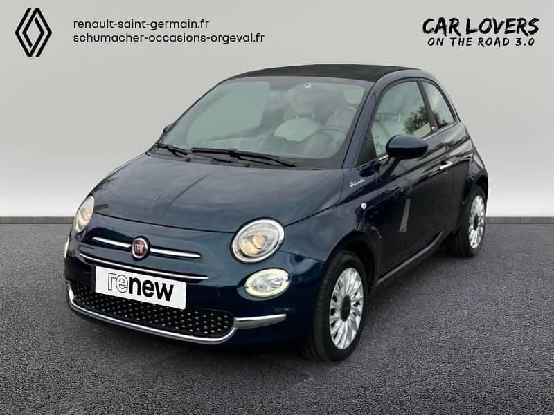 Bleu Utilisé 2021 Fiat 500C Dolcevita Cabriolet | 13 480 € (Prix juste) - Image 1/4