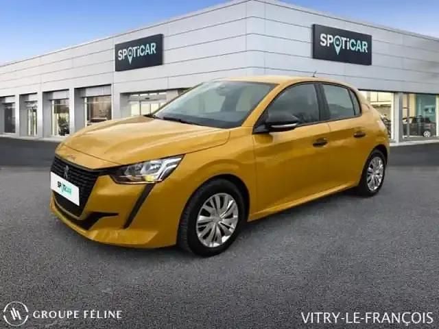 Jaune Occasion 2021 Peugeot 208 S Citadine | 9 990 € (Bon prix) - Image 1/4