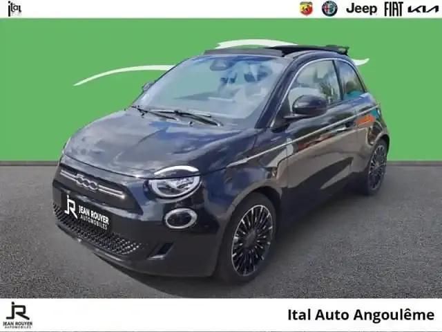 Onyx black pastel Utilisé 2023 Fiat 500C Cabriolet | 19 890 € - Image 1/4