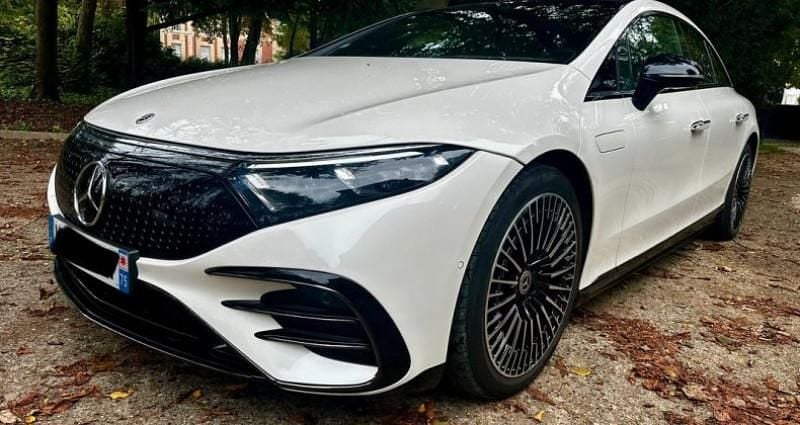Blanc Utilisé 2022 Mercedes EQS450+ AMG line Berline | 54 990 € (Super prix) - Image 1/4