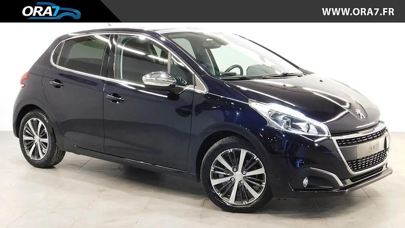Bleu Utilisé 2019 Peugeot 208 Allure Citadine | 14 490 € (Prix juste) - Image 1/4