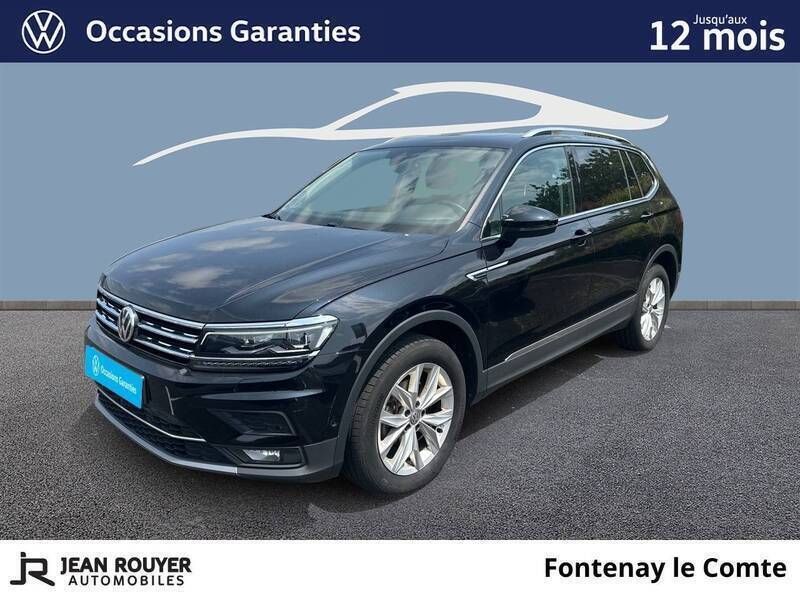 Noir Utilisé 2019 VW Tiguan Allspace SUV | 28 990 € (Prix juste) - Image 1/3