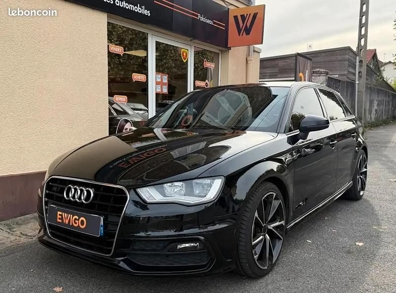 Noir Occasion 2016 Audi A3 S-Line Berline | 11 990 € (Bon prix) - Image 1/4
