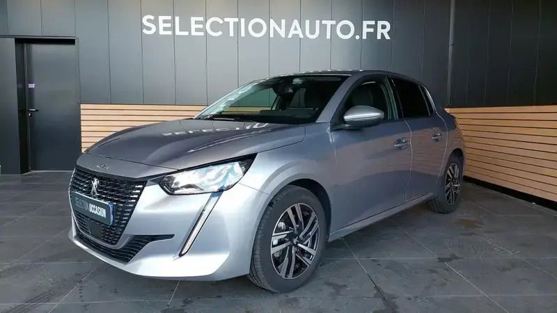 Gris Utilisé 2021 Peugeot 208 Allure Citadine | 19 250 € (Prix cher) - Image 1/4