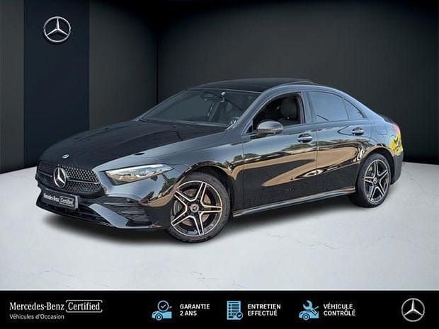 Noir Utilisé 2024 Mercedes A250 AMG line Berline | 37 488 € (Prix cher) - Image 1/4