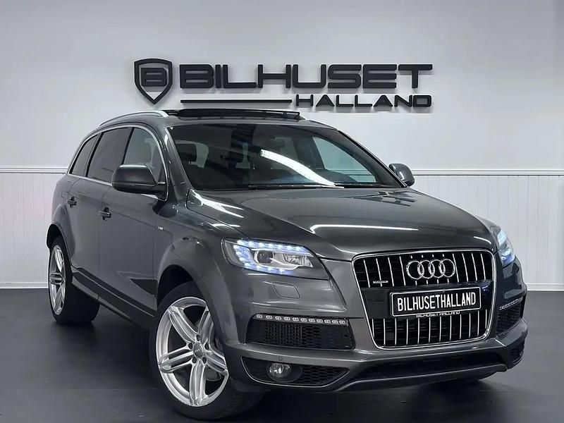 Gris Utilisé 2013 Audi Q7 S-Line SUV | 22 890 € (Bon prix) - Image 1/4