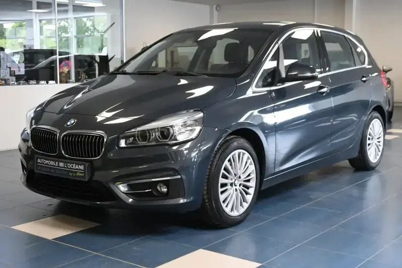 Gris Utilisé 2016 BMW 218 Luxury Line Monospace | 12 396 € - Image 1/4