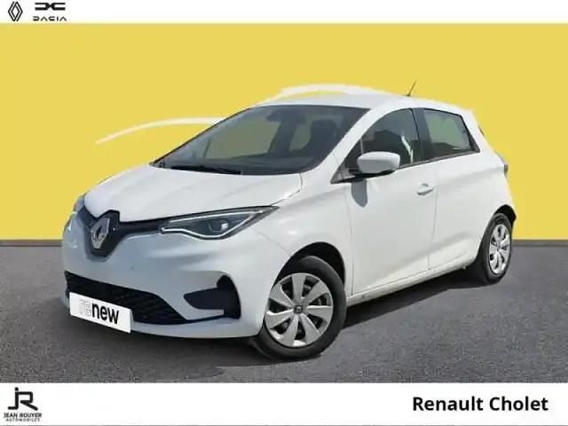 Blanc Occasion 2021 Renault Zoe Business Citadine | 14 990 € (Prix assez cher) - Image 1/4