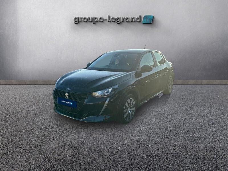 Noir Utilisé 2020 Peugeot e-208 Active Citadine | 15 280 € (Prix juste) - Image 1/4