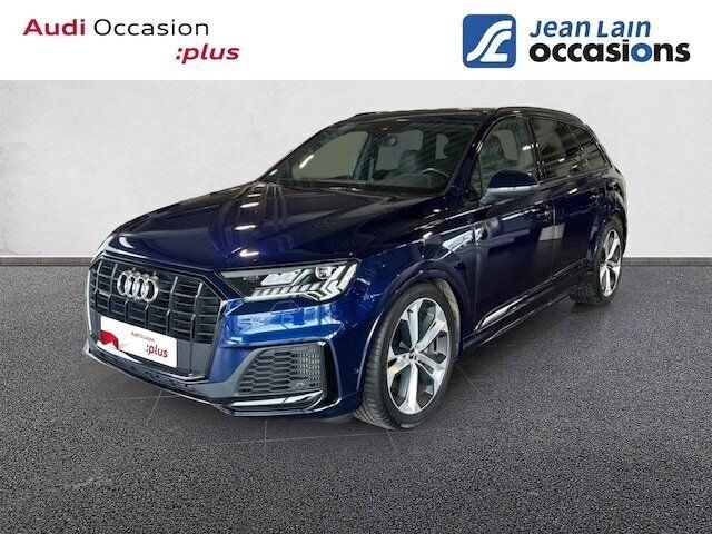 Bleu navarre métallisé Utilisé 2019 Audi Q7 S-Line SUV | 59 290 € (Prix cher) - Image 1/4