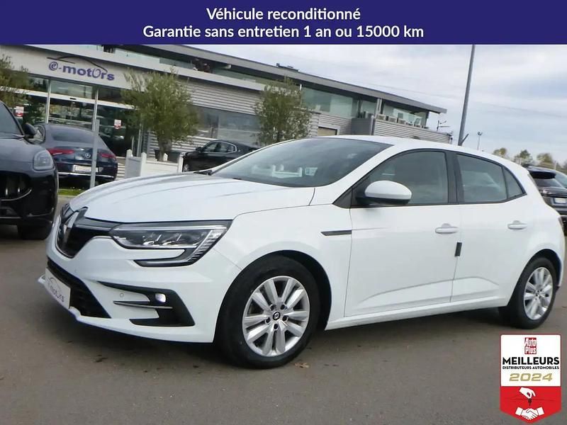 Blanc Occasion 2022 Renault Mégane IV Techno Berline | 17 900 € (Prix cher) - Image 1/4