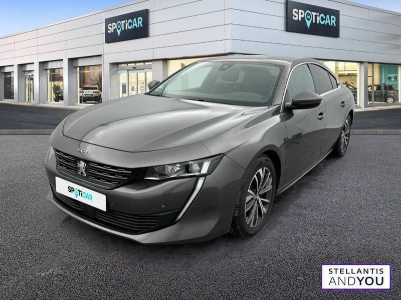 Noir Utilisé 2020 Peugeot 508 Allure Berline | 17 790 € (Prix juste) - Image 1/3