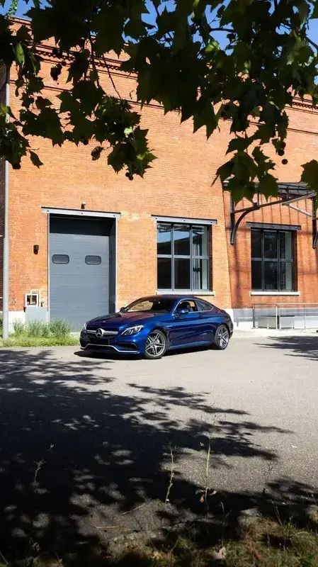 Bleu Utilisé 2018 Mercedes C63 AMG AMG Coupé | 55 000 € (Super prix) - Image 1/4