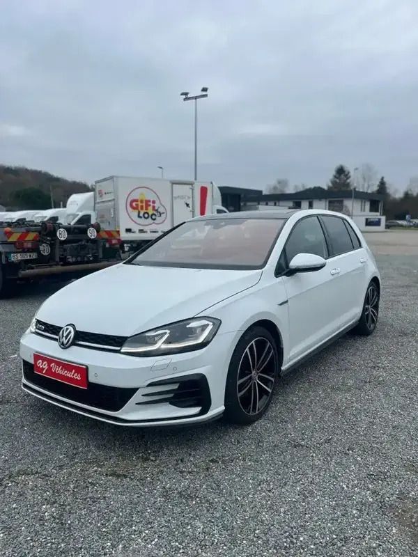 Blanc Utilisé 2019 VW Golf VII GTD Berline | 24 990 € (Prix juste) - Image 1/4